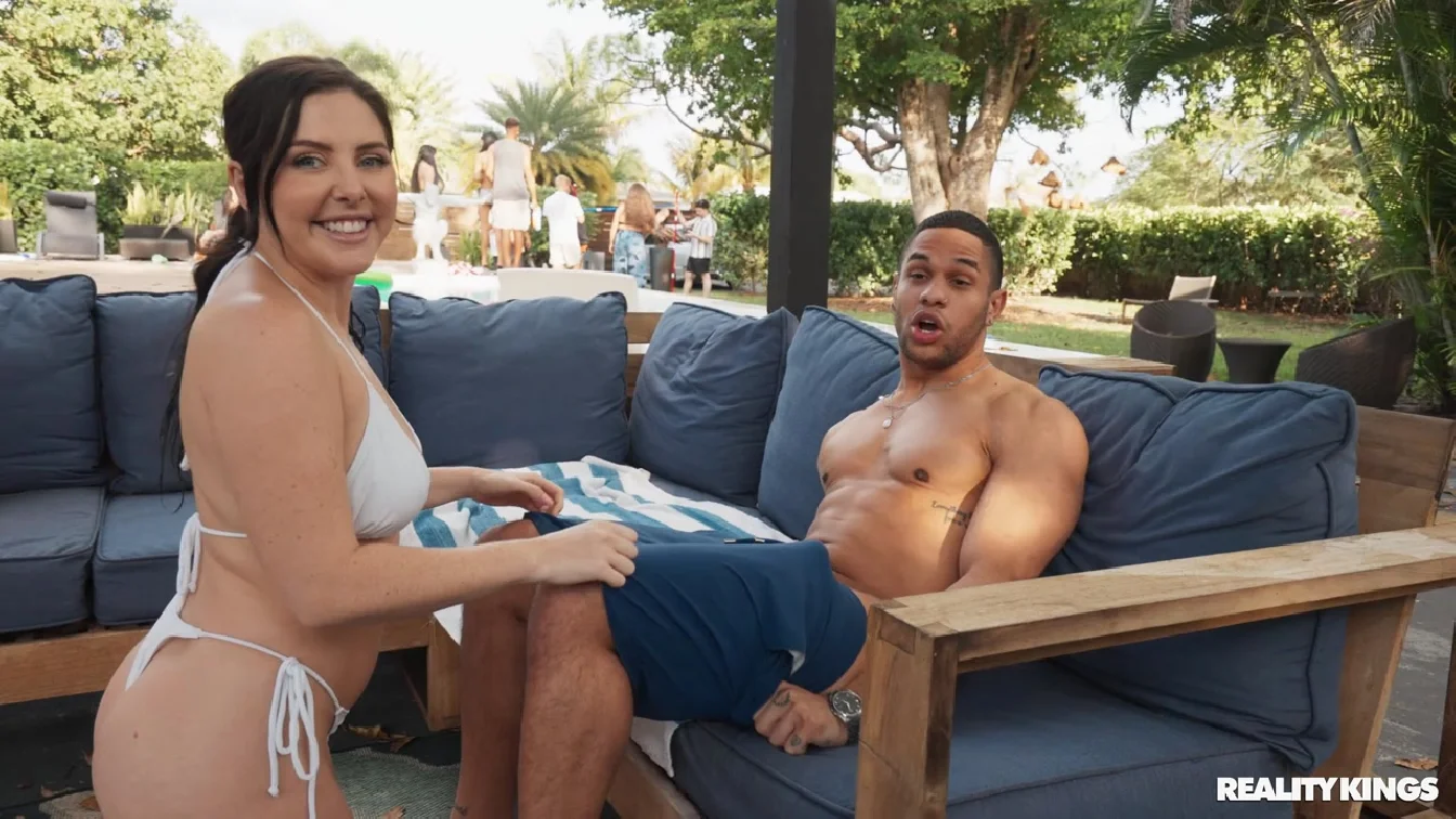 Preview of RKPrime Theodora Day Sneaky Pool Party Pussy XXX